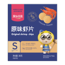 果仙多维 虾片宝宝零食60%鲜虾肉含量非油炸虾饼儿童零食原味30g29.8元 (券后省0.9)