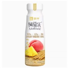 蒙牛 阿慕乐 燕麦黄桃味发酵乳酸奶 210g*10瓶25.9元包邮