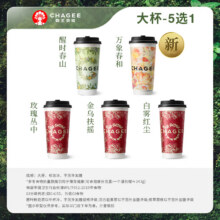 霸王茶姬 原叶鲜奶茶 万象春和 大杯5选1  单次兑换券16.8元（需领券）