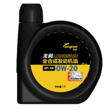 龙润润滑油旗舰系列SN PLUS级含PAO汽机油 0W-20 1L 汽车保养23.8元 (券后省0.9)
