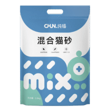预售：纯福 混合猫砂除臭结团猫咪用品膨润土结团豆腐猫沙 2.5kg*12255元（需定金）