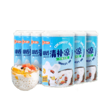 南国 海南特产 清补凉  绿豆玉米 椰奶 椰汁植物蛋白谷物 280g*6罐24.9元（需领券）
