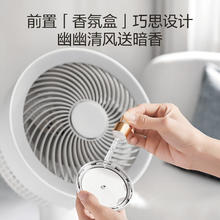 艾美特 空气循环扇家用电风扇轻音节能落地扇大风力涡轮换气扇台立式券后159元