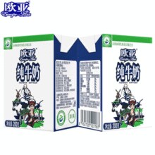 欧亚 高原全脂纯牛奶200g*20盒￥31.19 3.2折