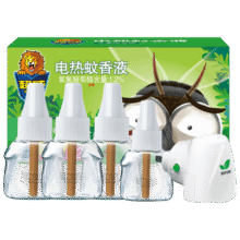 超威电热蚊香液驱蚊水防蚊器防蚊子家用蚊香器插电式电蚊香液室内套装 【无烟无香】4瓶1器(225晚)29.9元