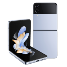 三星Samsung Galaxy Z Flip4 AI手机 5G折叠屏手机 掌心折叠 立式自由拍照手机 8GB+256GB 蓝海假日7499元