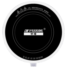 半球（PESKOE） 圆形电磁炉 家用电磁灶 多功能迷你小电炉灶 火锅炉套装 2200W无极旋钮调温 简约白【单机款】99元