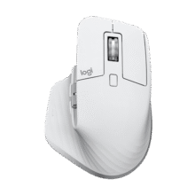 罗技（Logitech）大师系列 MX Master 3S 无线蓝牙鼠标 人体工学 办公 静音鼠标 高端 珍珠白 带无线接收器549元 (月销1w+)
