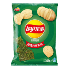 乐事（Lay's） 薯片休闲零食膨化食品经典原味75克装薯片零食多种口味 岩烧海苔味20.38元。需购9件。均价2.26一件