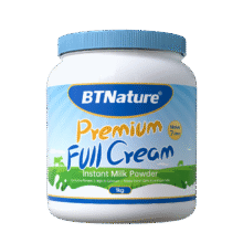 BTNature贝特恩蓝罐胖子奶粉儿童3-6-15岁适用高钙学生青少年成长奶粉1kg133元（需领券，合66.5元/件）