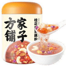 方家铺子中华老字号 桂花坚果藕粉500g 营养早餐方便速食冲饮代餐59.9元 (券后省0.9)
