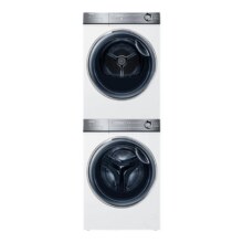 海尔 Haier 云溪冠军版376W HGY100-F376WU1+XQG100-BD14376LWU1 热泵式洗烘套装 白色3459元