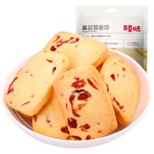 百草味宅家零食解饿曲奇饼干0.37元