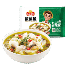 plus、需首购：冻品先生 安井  酸菜鱼 酸辣味 419g 1袋 老坛酸菜黑鱼片 含酸菜调料包44.9元（合14.97元/件）