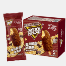 蒙牛 随变麦片脆皮冰淇淋70g*5支￥8.62 比上一次爆料上涨 ￥3.76
