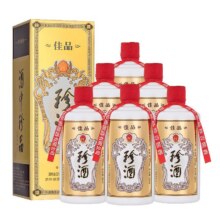 贵州珍酒佳品经典53度酱香型白酒纯粮坤沙酒500ml*6整箱送礼603.6元（需88vip会员，需领券）