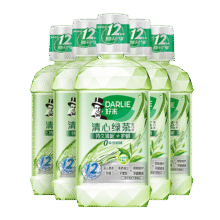 DARLIE好来(原黑人)清心绿茶漱口水5支套装 除异味  （共2500ml）56.05元