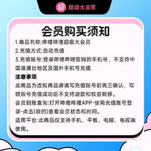 哔哩哔哩 bilibili vip会员12个月年卡B站年度大会员