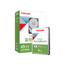 plus：东芝(TOSHIBA) 4TB 128MB 5400rpm 监控硬盘 SATA接口 监控系列 (DT02ABA400V)476.26元