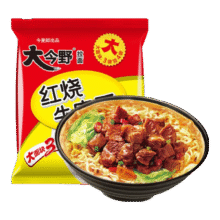 今麦郎方便面 红烧牛肉面 5袋4.95元包邮