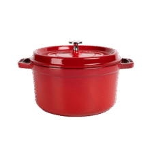 珐宝（staub）法国进口珐琅铸铁锅双耳煲汤烹饪锅具深炖锅樱桃红24cm 40501-4851575元 (月销1000+)