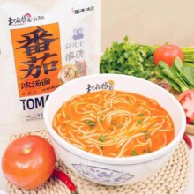 和府捞面酸辣番茄浓汤面非油炸面*6件36.4元（6.07元/件）+1.2元金币