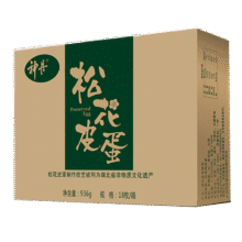 神丹 松花皮蛋 18枚*52g85.56元（需领券，合28.52元/件）