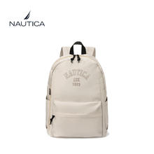 NAUTICA 男女通用通勤电脑包大容量书包休闲背包大双肩包 卡其色券后33.15元