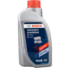 博世（BOSCH）DOT4 刹车油/制动液/离合器油 1L 通用型 一升装汽车养护套装35元 (月销5000+)