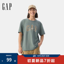 Gap 爆款降价车！纯棉字母印花logo短袖 美版797924（粉色不行 其他都有）69元