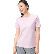 全棉时代女士T恤女抗菌短袖情侣纯棉宽松 水粉色 XL84.55元（需plus会员）