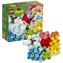 乐高（LEGO）积木玩具 得宝大颗粒 防吞咽 10909心形创意盒1岁+ 儿童礼物135元