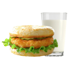 麦当劳 火腿扒+小杯(豆浆或咖啡)6.8元