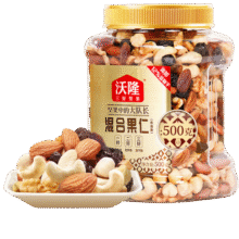 沃隆 每日坚果混合坚果 每日坚果罐装零食营养健康食品什锦干果仁送礼 500g/罐混合坚果优选款59元 (券后省8)
