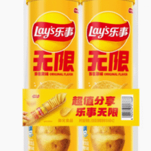 Lay‘s 乐事 无限薯片多口味 104g*2罐 新低4.69元包邮￥4.69 2.6折