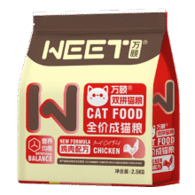 万颐（WEET） 冻干猫粮5斤全价成猫英短蓝猫全种猫通用宠物主粮2.5kg24.51元