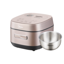 美的（Midea）电饭煲电饭锅风动稻香4升4-5人IH加热家用多功能米饭锅智能预约柴火饭杂粮饭家用多功能低升糖饭 0涂层不锈钢内胆【稻香风冷凝水防粘】 4L1199元