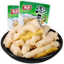 有友泡椒凤爪猪皮鸡爪休闲零食肉类辣味即食食品办公室下酒菜小吃鸡脚 山椒味凤爪70g*19.9元 (券后省20)