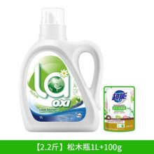 威露士 除菌有氧松木洗衣液 松木瓶1L+100g14.31元（需领券）