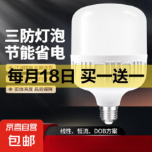 京喜直营 户外超亮白光防球泡灯 5W白光 1个0.86元包邮（0.43元/件，买一送一）