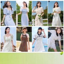 再降价：森马 法式甜美连衣裙合辑36元+3元淘金币
