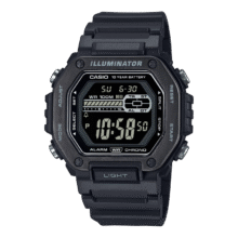 CASIO 卡西欧 小方块运动表 多功能显示电子表 MWD-110HB-1BVDF225.65元