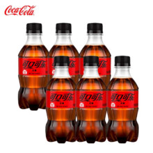 Coca-Cola可口可乐汽水碳酸饮料300ml小瓶装系列*3件19.5元（需领券，合6.5元/件）