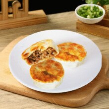 新三板上市清真企业！春花邱食 门钉肉饼420g*2袋装（共12个）￥19.00 3.9折