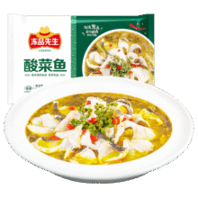 冻品先生 安井  酸菜鱼 酸辣味 419g 1袋 老坛酸菜黑鱼片 含酸菜调料包35.9元 (券后省0.6,月销1w+)
