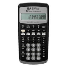 TEXAS INSTRUMENTS德州仪器（TEXAS INSTRUMENTS）TI BAII plus金融计算器 FRM/CFA考试机 官方标配318元