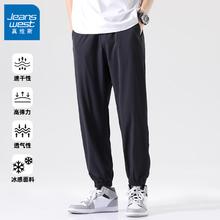 真维斯 男士冰丝凉感休闲裤19.9元（需买2件，需用券）
