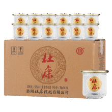 PLUS立减：杜康 小酒盅 浓香型白酒 52度 75ml*24瓶 整箱装258元（需领券）