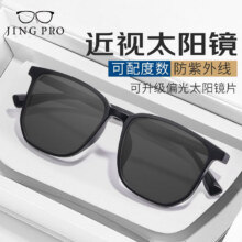 再降价：JingPro 镜邦  1.56近视太阳镜（含散光）+时尚GM大框多款可选89元 包邮