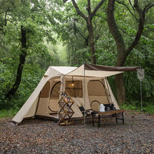 Naturehike 屋脊5.0全自动速开帐篷 户外露营野营防风防雨水双层防晒遮阳 流沙金/雪裙版券后564.86元